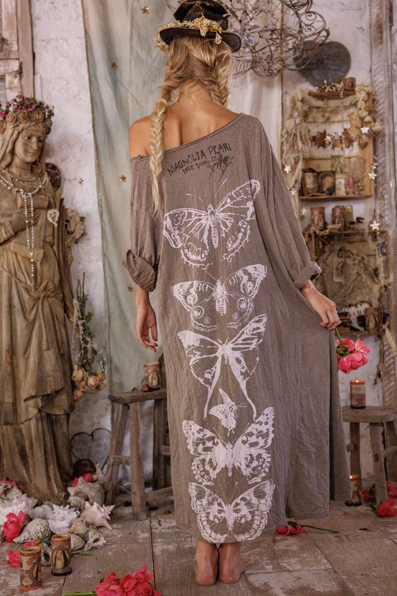 Butterfly Totem Viggo T Dress - Sienna | Meig